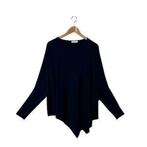 Stark X Asymmetrical Top Black Size M Dolman Sleeves Whimsygoth Dark Fairy USA